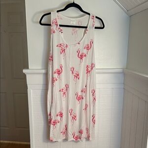 Soma Flamingo Sleeveless Nightgown Dress size Large